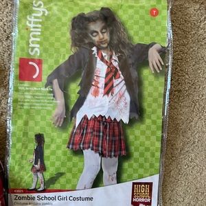 Zombie school girl costume